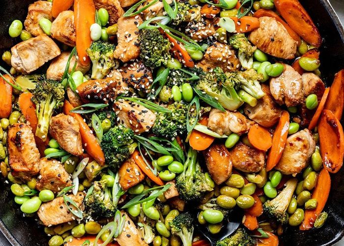 High Protein Chicken Stir Fry