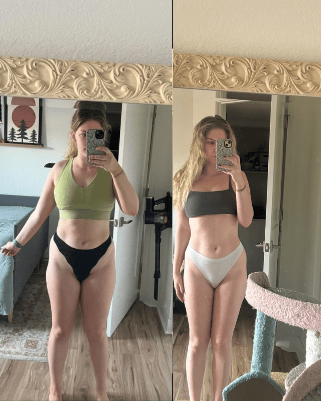 Before and after testimonial