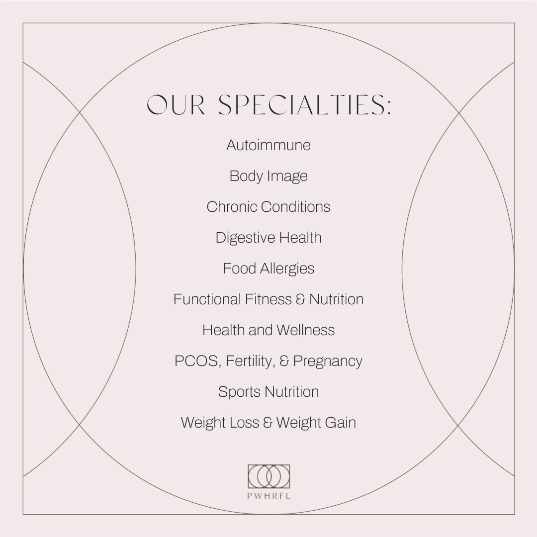 Our Specialties
