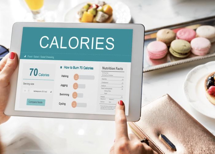 Reading a food nutrition label